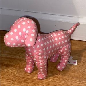 Pink & White Spotted V.S. PINK Display Dog